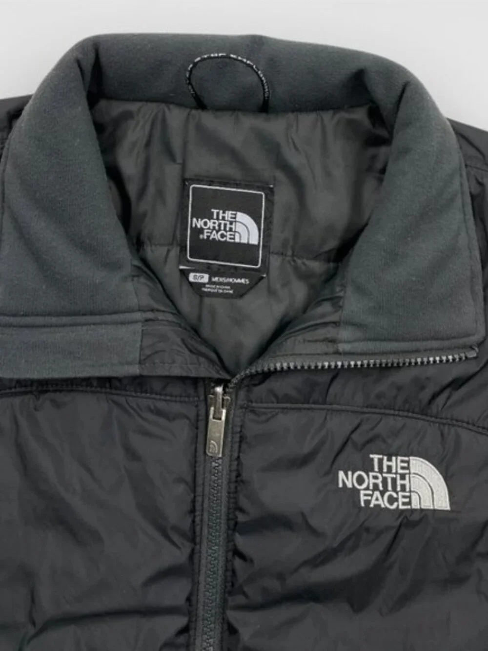 The North Face Black Nylon Zip Up Lightweight Puffer Jacket Men's S